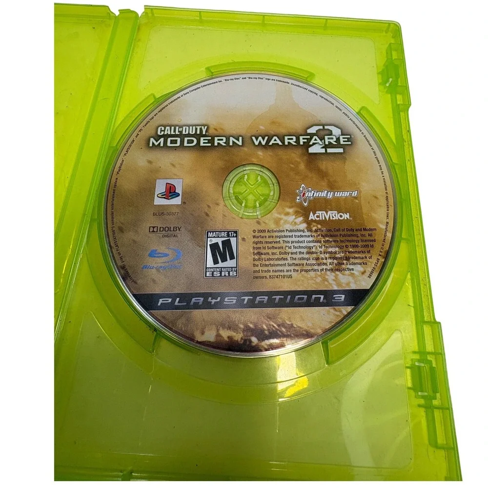 PS3 Call of Duty Modern Warfare 2 Activision PlayStation 3 Game BLUS-30377